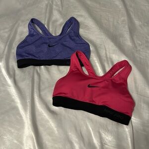 nike pro sports bras small